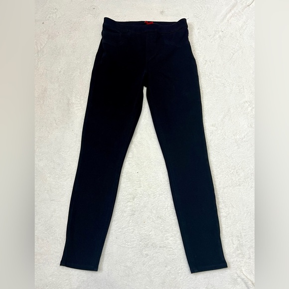 SPANX Classic Black Pull-On Knit Skinny Jean Pant - Medium - Picture 2 of 9